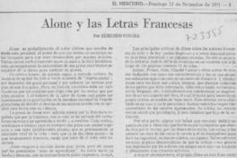 Alone y las letras francesas