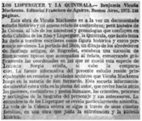 Los Lisperguer y la quintrala.