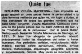 Quién fué.