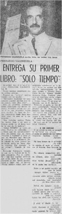 "Sólo el tiempo".