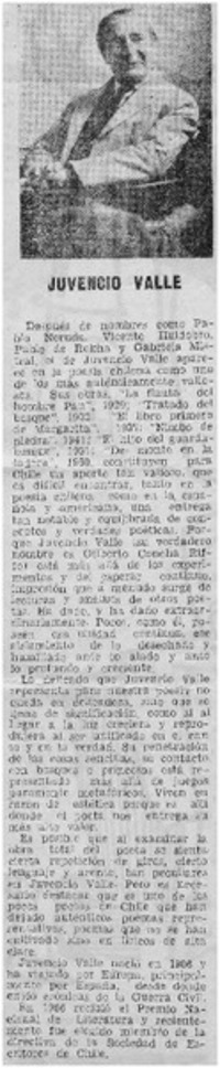 Juvencio Valle.