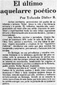 El último aquelarre poético