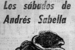 Los sábados de Andrés Sabella