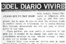 ¡Claro que no hay edad!