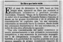 Un libro que tenía razón.