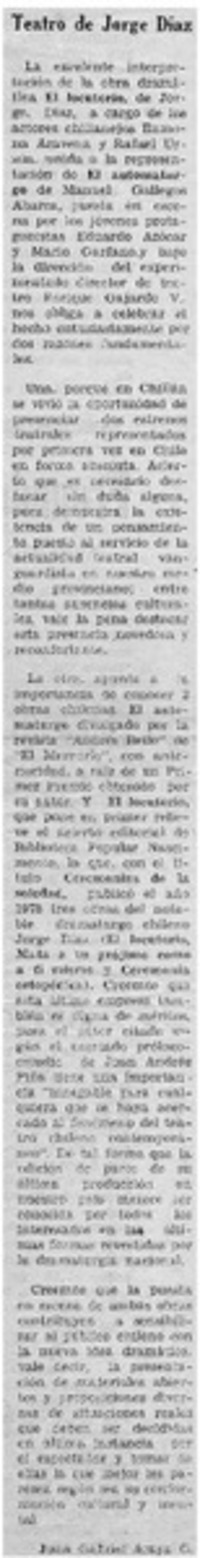 Teatro de Jorge Díaz