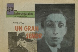 Un gran señor de la bohemia