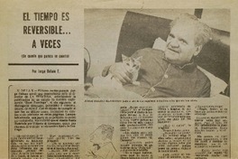 El tiempo es reversible... a veces.