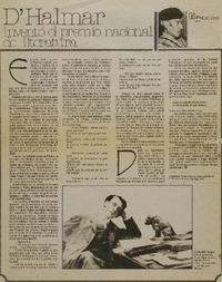 D'Halmar inventó el premio nacional de literatura