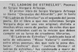 "El ladrón de estrellas"