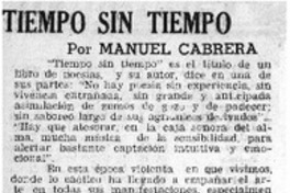 Tiempo sin tiempo