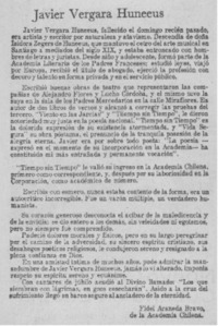 Javier Vergara Huneeus