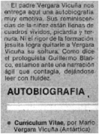 Autobiografía