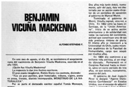 Benjamín Vicuña Mackenna