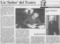 Un "señor" del teatro
