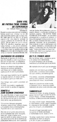 Mi patria tiene forma de esperanza