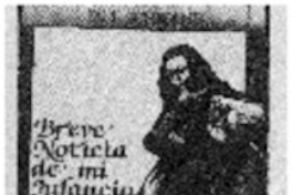 "Breve noticia de mi infancia".