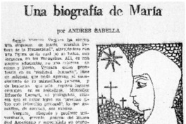 Una biografía de María