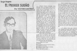 El primer sueño
