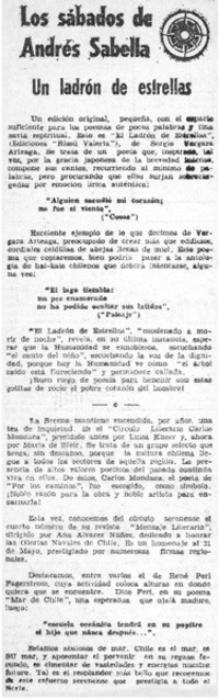 Un ladrón de estrellas