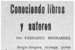 Conociendo libros y autores