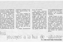 Los jóvenes a la luz de "altazor"