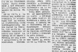 Médico poeta chileno residente en EE.UU. visita su tierra natal al cabo de 35 años de ausencia.