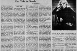 Una vida de novela