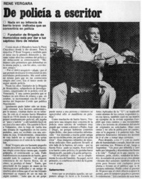 De policia a escritor