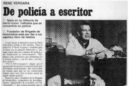 De policia a escritor