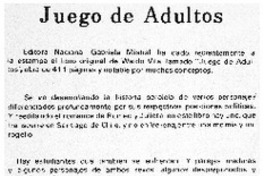 Juego de adultos