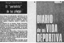 El "periodista" de las piletas.