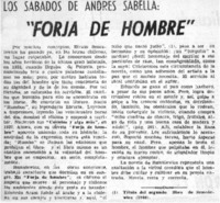 "Forja de hombre"