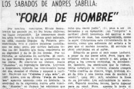 "Forja de hombre"