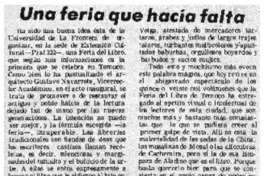 Una feria que hacia falta