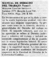 Manual de Derecho del Trabajo.