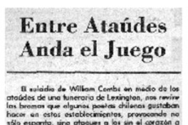 Entre ataúdes anda el juego