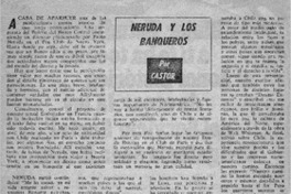 Neruda y los banqueros