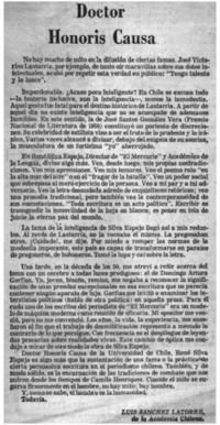 Doctor Honoris Causa