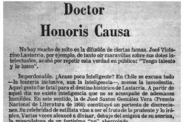 Doctor Honoris Causa