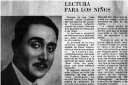 Lectura para niños.