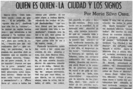 ¿Quién es quién - La ciudad ciudad y los signos