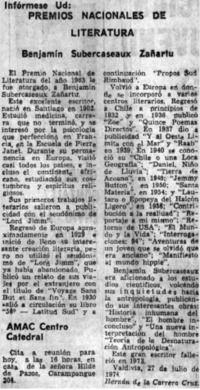 Benjamín Subercaseaux Zañartu