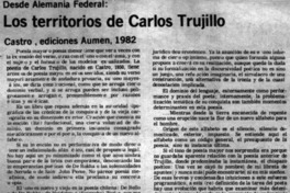 Los territorios de Carlos Trujillo