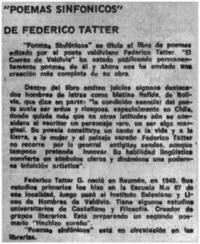 "Poemas sinfónicos".