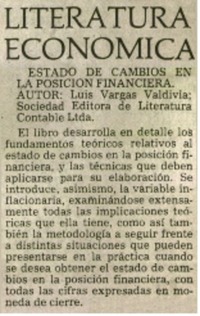 Estado de cambios en la posición financiera.