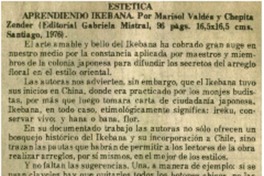 Aprendiendo ikebana.