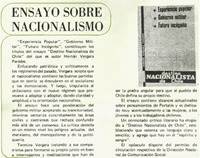 Ensayo sobre nacionalismo.