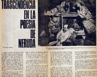 Trascendencia en la poesía de Neruda