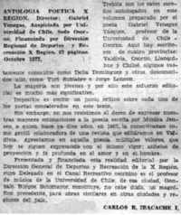 Antología poética X región